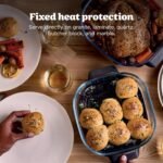 Ninja Crispi Pro 6-in-1 Glass Air Fryer | 6qt & 2.5qt Glass Containers with Storage Lids | Non-Toxic | Meal Prep, Microwave, Freezer & Dishwasher Safe | Air Fry, Bake & More | Cyberspace | AS101CY - Image 12