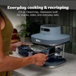 Ninja Crispi Pro 6-in-1 Glass Air Fryer | 6qt & 2.5qt Glass Containers with Storage Lids | Non-Toxic | Meal Prep, Microwave, Freezer & Dishwasher Safe | Air Fry, Bake & More | Cyberspace | AS101CY - Image 8